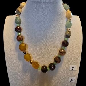 Sea Glass Crystal golden colors